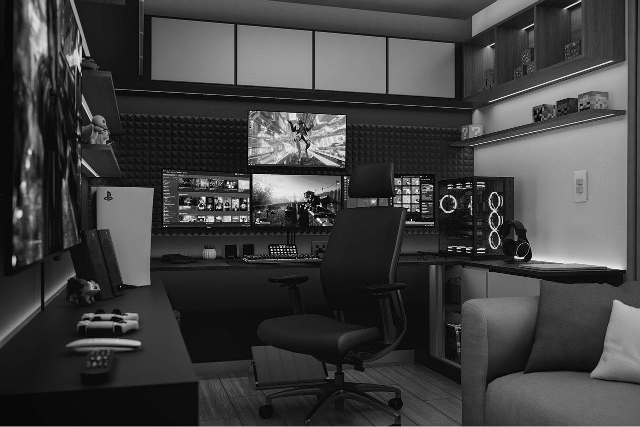 Post-production editing suite